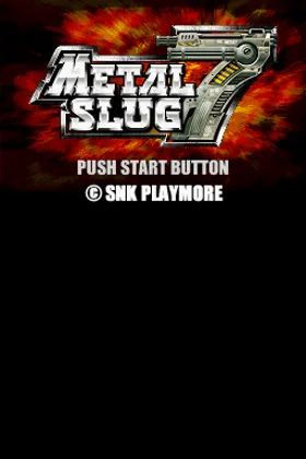 Metal Slug 7 (USA) screen shot title